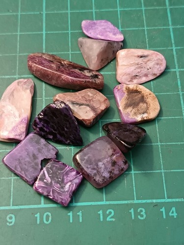 Charioite crystals polished - crystals,