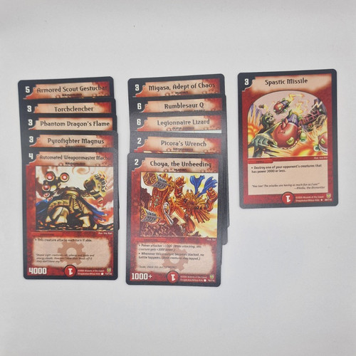 Duel masters tcg card - duel, lot