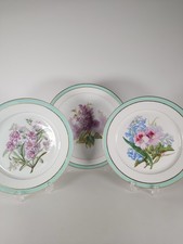 3x Antique Sevres Botanical