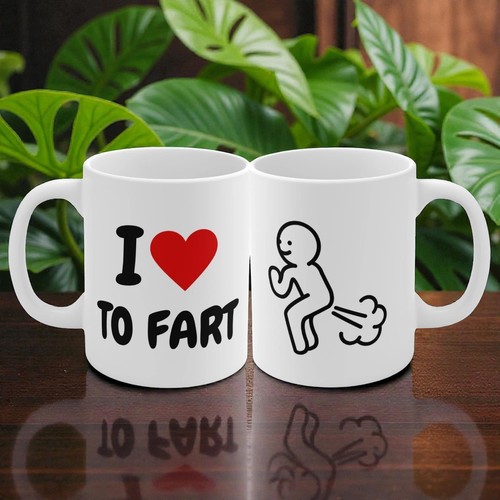 Love fart mug novelty - i,