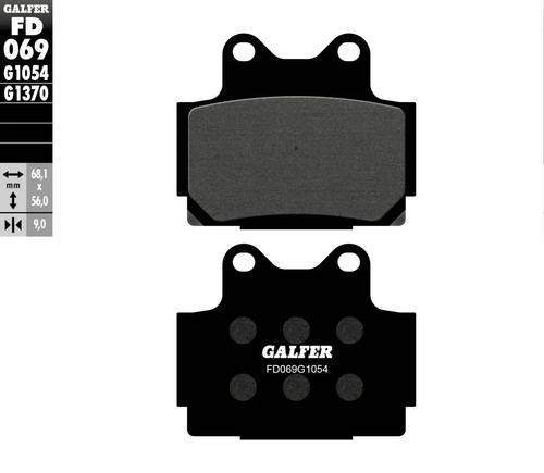Galfer brake pad semi - galfer,