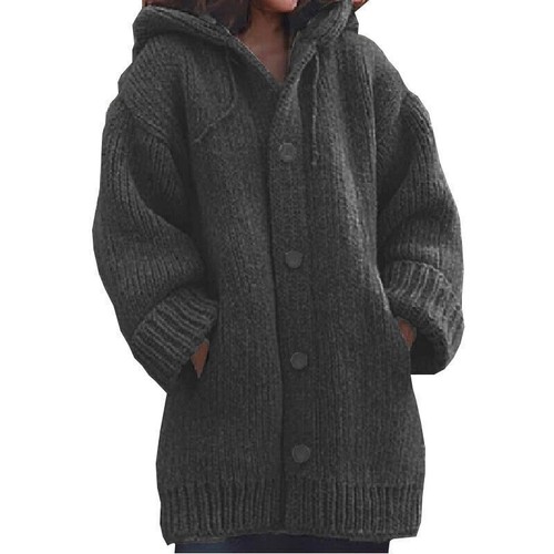 Women knitted cardigan casual - cardigan,