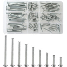 M4 Door Knobs Cabinet Handles Screws,90 Pcs Machine Bolts Assorted