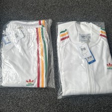 adidas sst tracksuit White