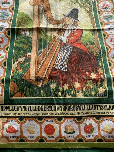 Vintage welsh language tea - vintage,