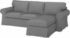 IKEA EKTORP Remmarn Light GRAY