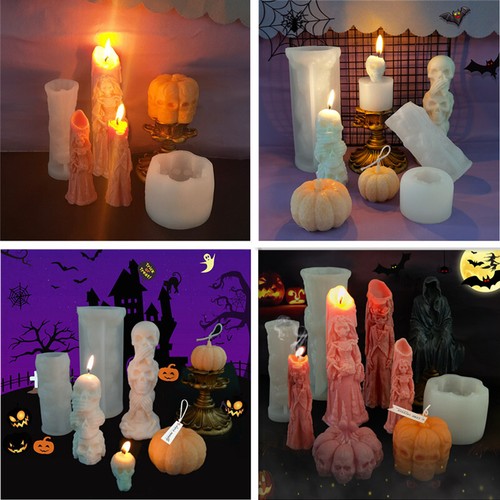 Halloween candle molds - halloween,
