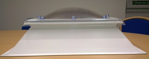 Roof light upvc kerb - light, flat