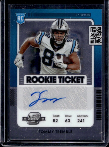 Tommy tremble rookie auto - tommy,