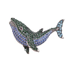 Celebrity brooch designer vintage look queen broach gold silver plated pin g71