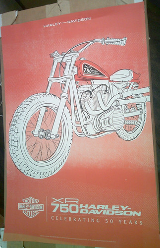 Harley davidson 750 poster - 750,