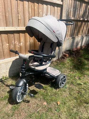 Qplay trike grey kids - kids, 3in1