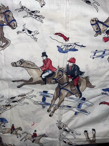 Vtg english fox hunting - fox,