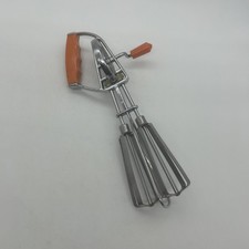 Retro Egg Beater Orange Hand