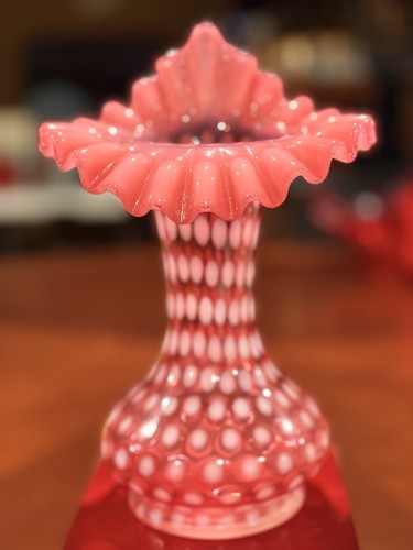 1955 vintage fenton - fenton, cranberry