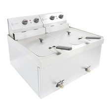 Parry Double Table Top Fryer - 2 x 9Ltr 2 x 6kW