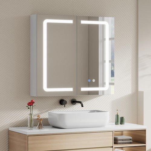 Led bathroom mirror cabinet - led,