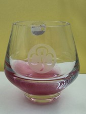 DARTINGTONGIRL GUIDES LOGO glass votive candle holder