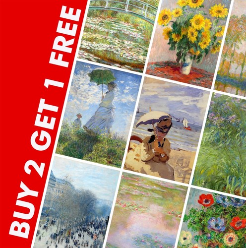 Claude monet paintings prints - monet,