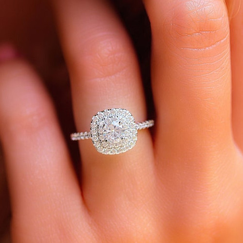 Diamond ring wedding lab - ring,