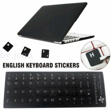 English UK BLACK Stickers with