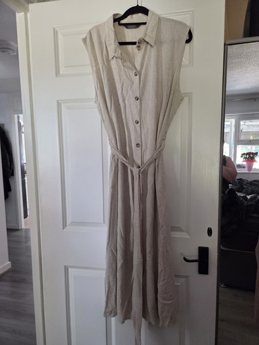 Primark beige cream dress - primark,