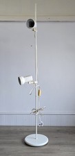 70s Vintage Adjustable Twin Spot Floor Lamp Fully Working Retro White 