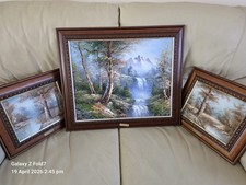 3 Set Original Oil Paintings