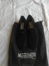 Black Nubuck Mens Mario Bruni
