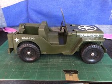 Vintage Action Man Cherilea Military Jeep And Trailer Boxed 1970s
