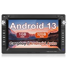 1+32G Android 13.0 Stereo Carplay Sat Nav For VW Golf 4 Passat B5 T5 Transporter