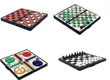 Mini Magnetic Travel Board Games - Chess , Ludo , Snakes and Ladders,  Draughts
