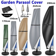 Parasol Banana Umbrella Cover Waterproof Cantilever Outdoor Garden Patio Shield