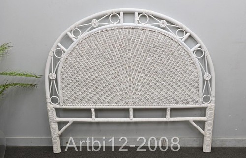 Woven rattan headboard king - rattan,