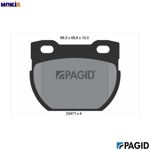 Brake pad set disc - brake,