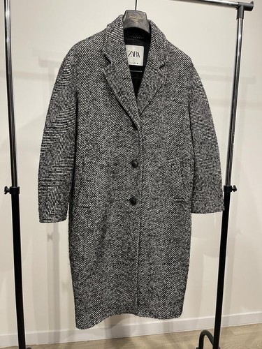 Ladies zara coat grey - zara,