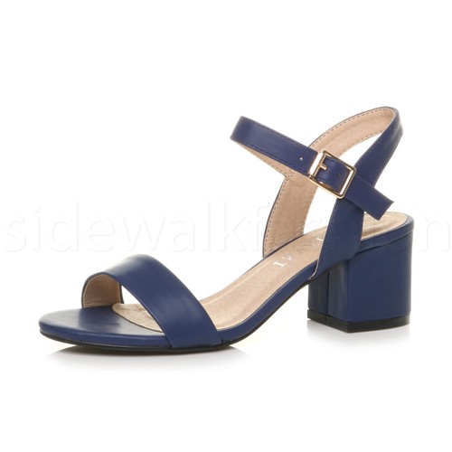 Womens ladies low mid block