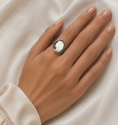 Victorian antique cameo - victorian, ring