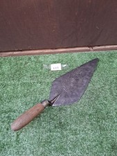 VINTAGE W.H.S HUNT & SONS BRADES 11” BRICK LAYING TROWEL OLD TOOLS (#141)