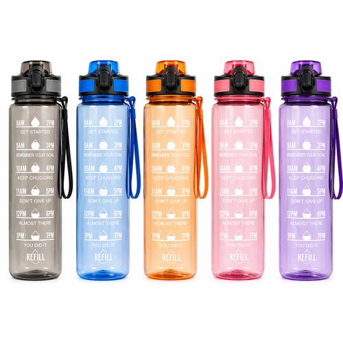 Sports water bottle gym travel - sports,