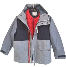 Next Boys 2-in-1 Coat Charcoal
