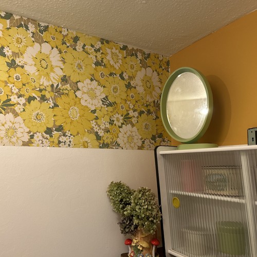 Yellow white floral - yellow,