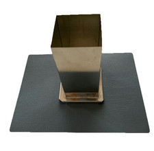 Tall Square Metal Pillar