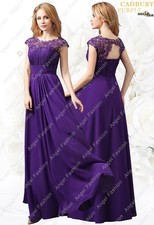 Chiffon Maxi Long A-Line Lace