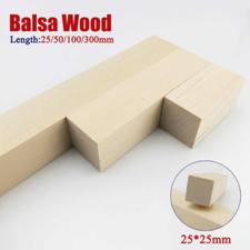 25*25mm Birch Wood Sticks/Blocks for DIY Model Assembling Materials L:25-300mm