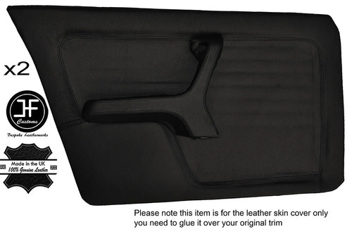 Black stich front - front, door