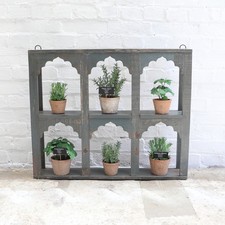 Indian 6 Arch Topi Wall Shelf