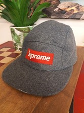 Supreme Cap Unisex One Size Fits Most Grey Box Logo 5 Panel Camp Hat