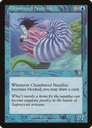 Mtg chambered nautilus mmq - nautilus,