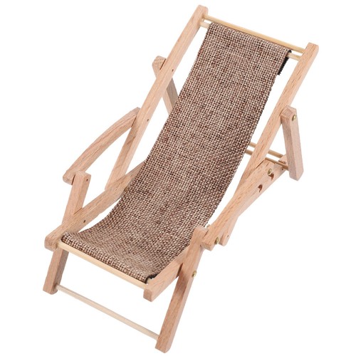 Miniature beach chair doll - miniature,